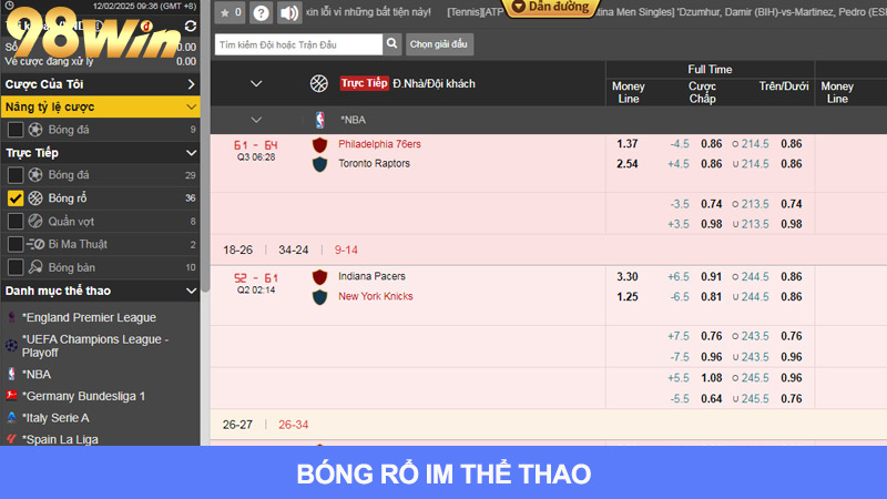 Cá cược bóng rổ