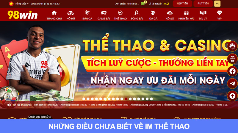 IM Thể Thao Và Những Điều Có Thể Bạn Chưa Biết Trước Đây
